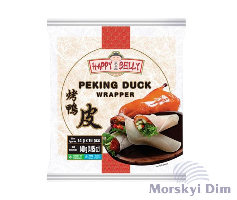 Млинці для пекінської качки 130мм 102 листа, Happy Belly, 918г