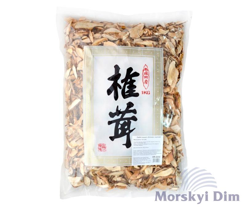 Гриби Shiitake сушені нарізані, JS, 1кг