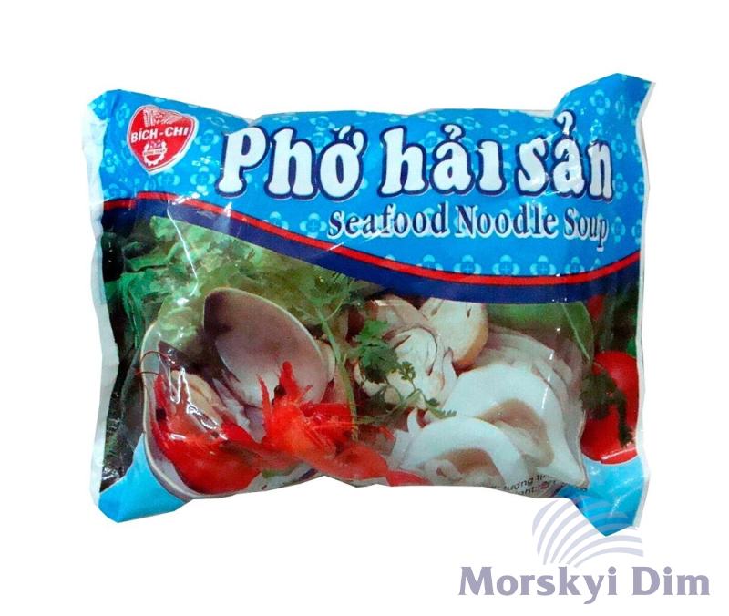 Локшина рисова зі смаком морепродуктів, BICH-CHI, 60г